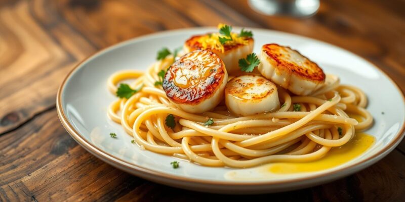 Scallop Linguine