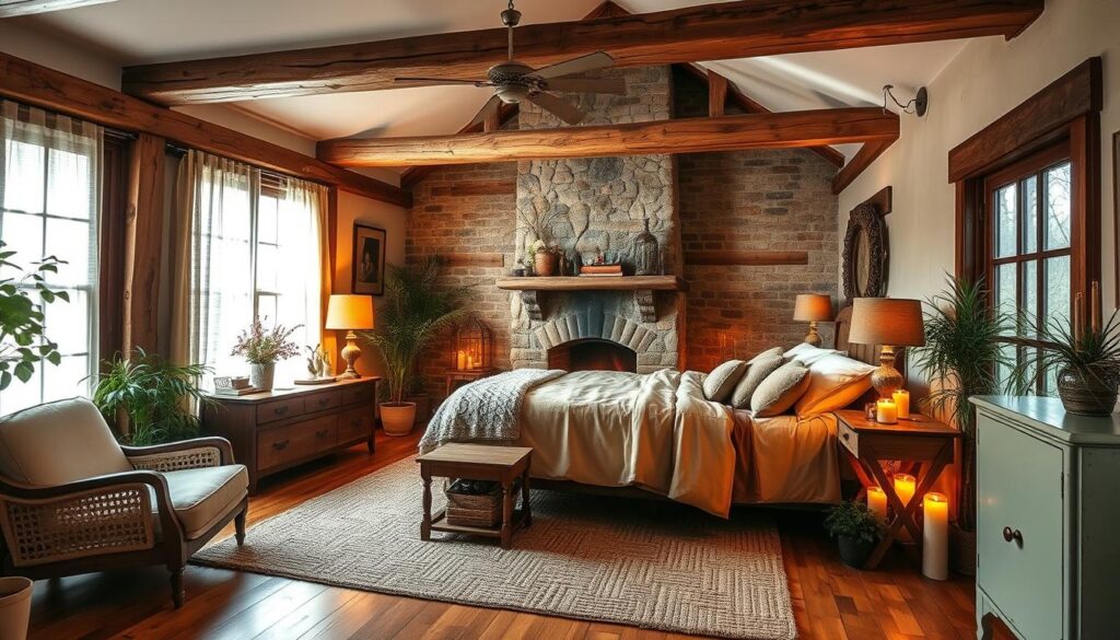 rustic bedroom