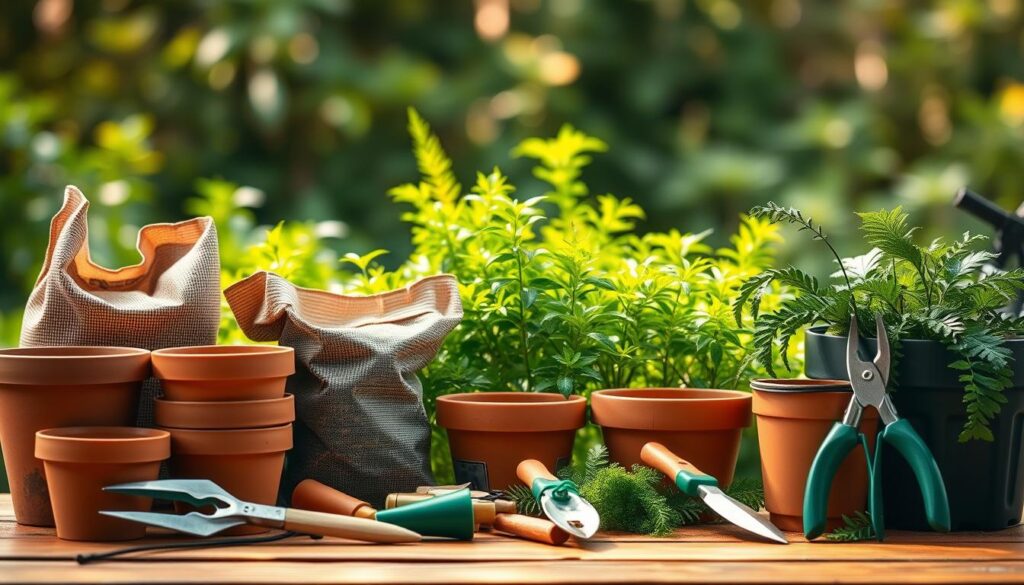 container gardening supplies