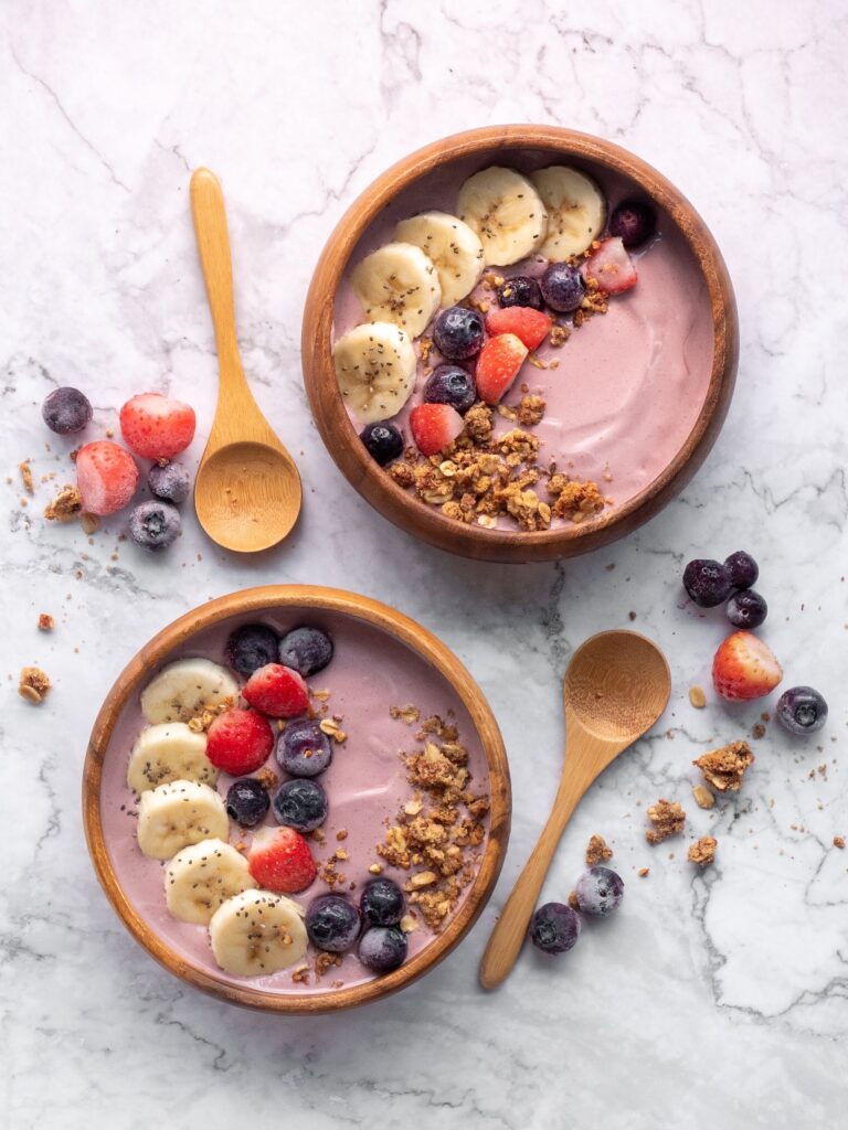 2 Berry Banana Bowls
