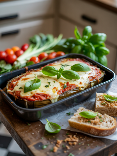 Grilled Eggplant dish