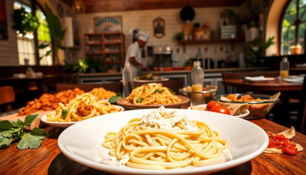 Italian pasta dishes