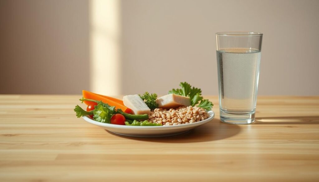 portion control and hydration