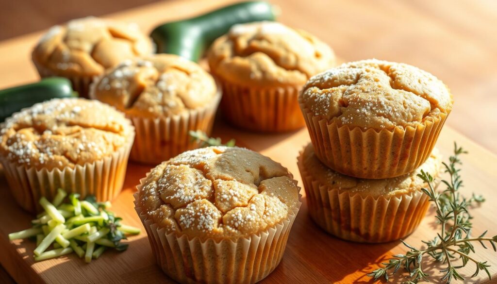 gluten free zucchini muffins