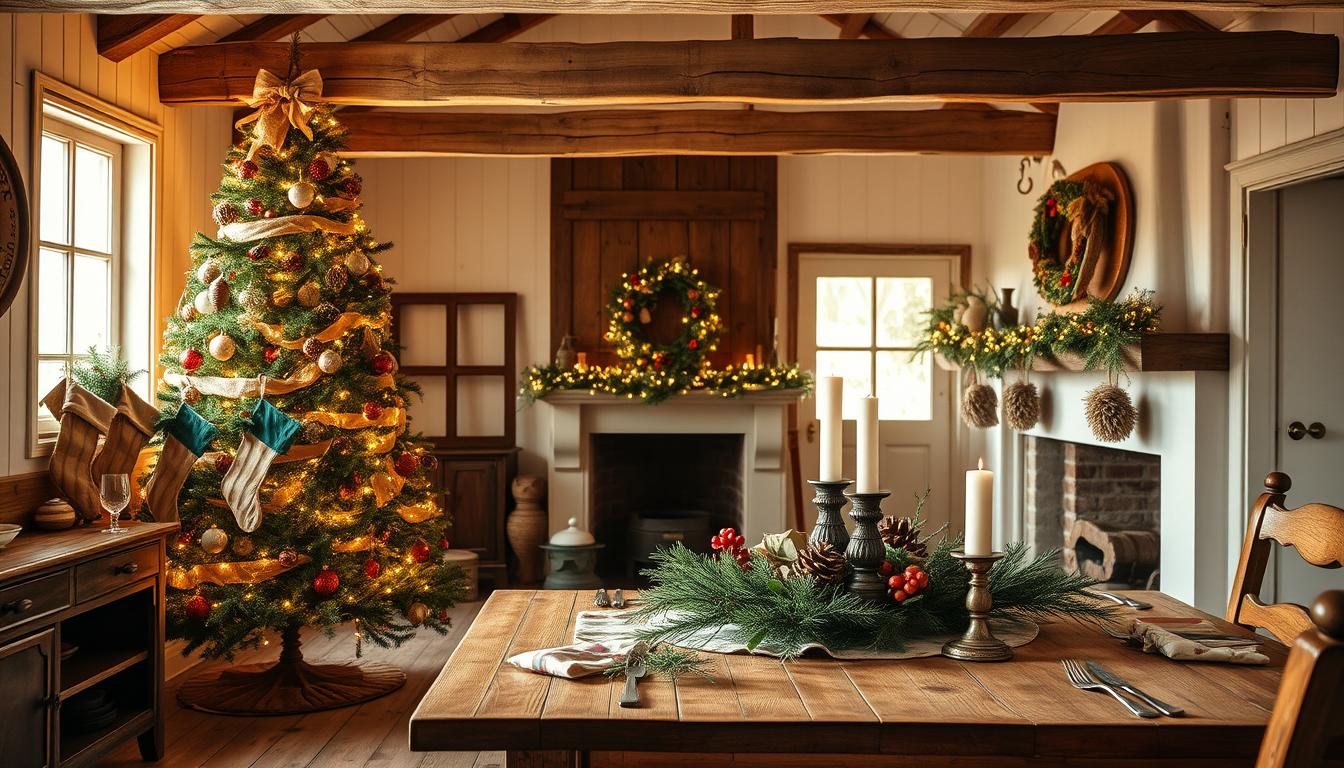 How to decorate your farmhouse for Christmas