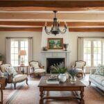 10 French Cottage Decor Ideas: Checklists, Shopping Tips & DIY Projects Completed French cottage living room with all decor elements