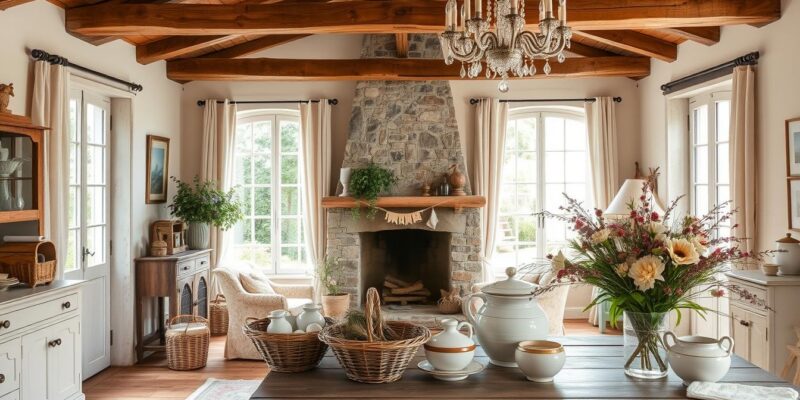 French Country Living room