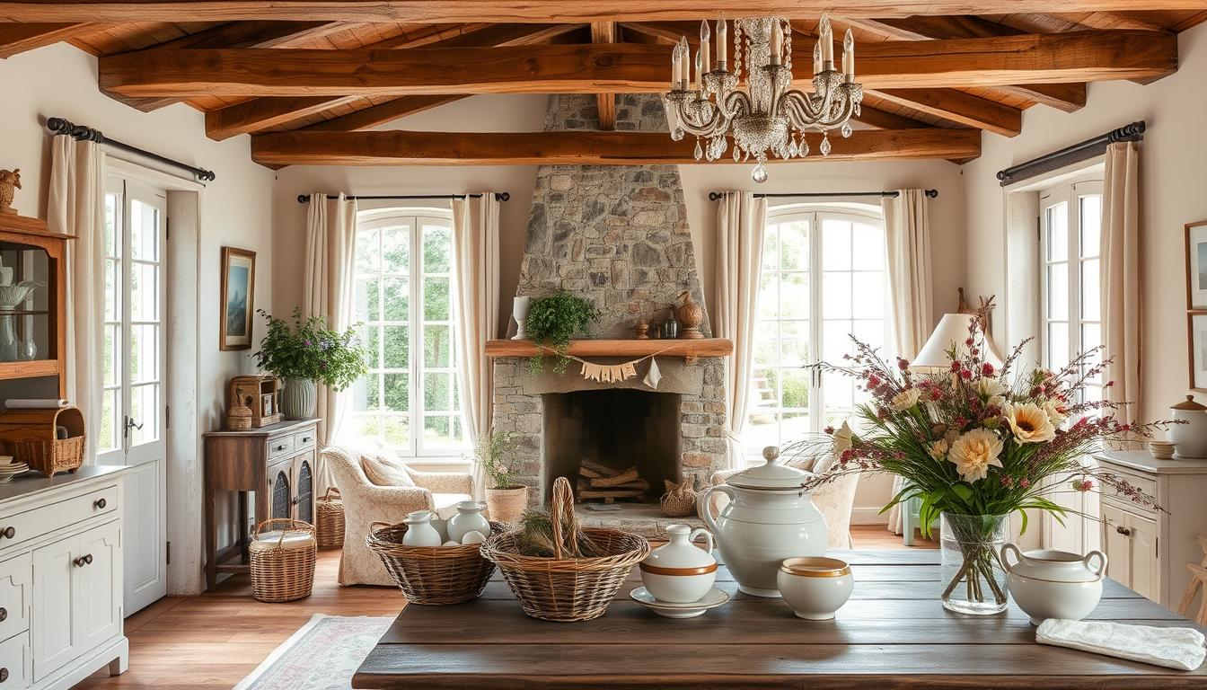 French Country Living room